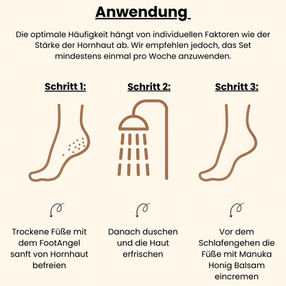 Luruvi Serenity Set™ - Für babyweiche Füße!